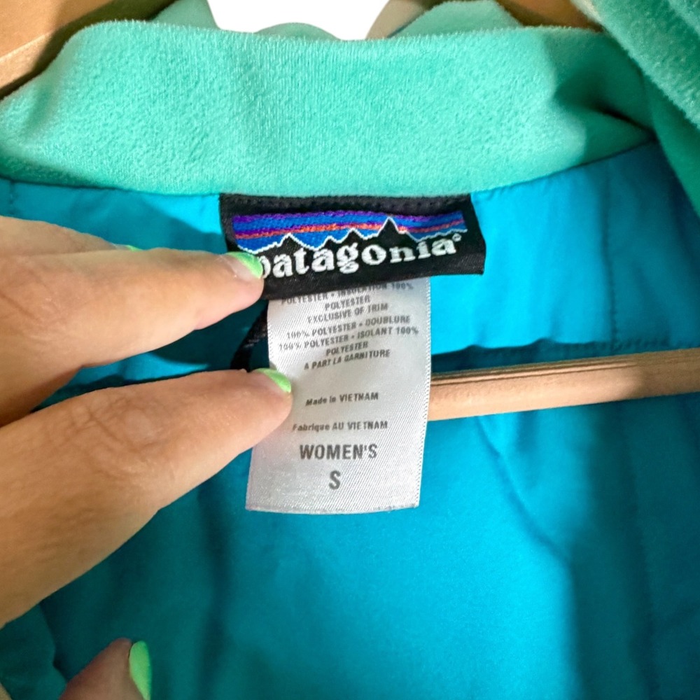 Patagonia Women's Snowbelle Ski Snowboard Insulated Full Zip Jacket White Small - Picture 3 of 4